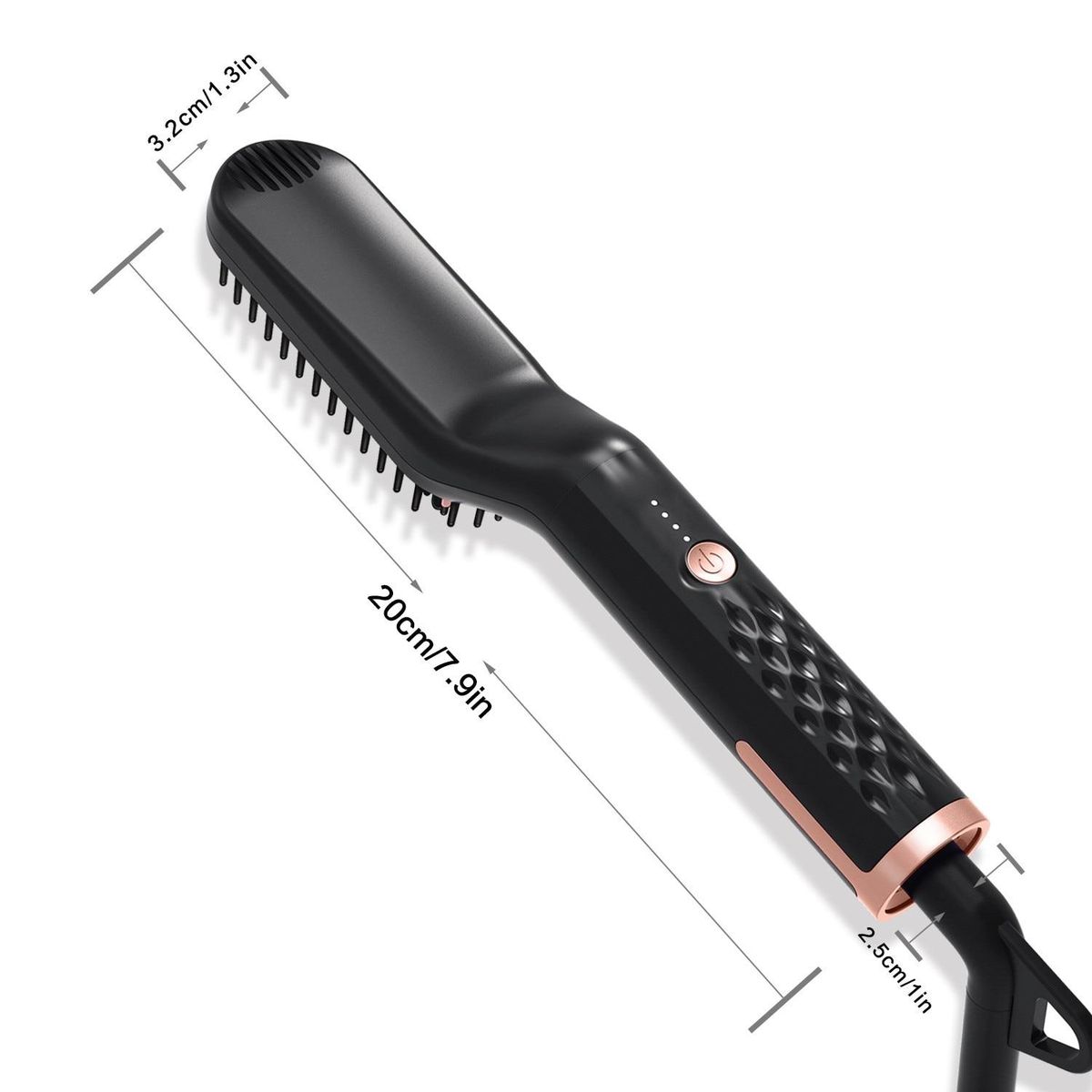 Men Beard Straightener Hot Heating Comb Electric Hair Brush Mutifunctional Hair Comb Smoothing Iron Hair Straightening Brush