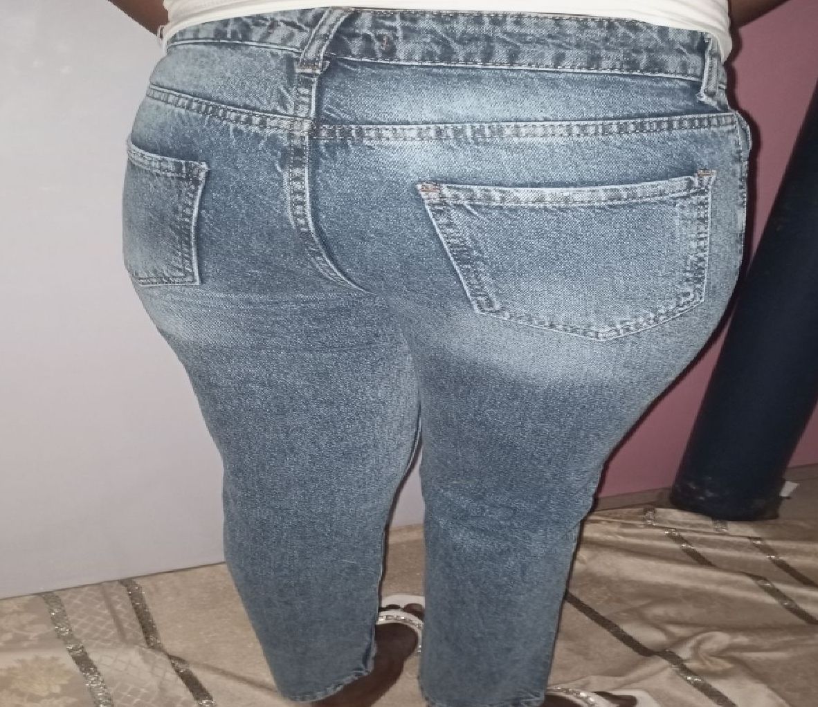 Stock Turkey Jeans - Boyfriend Skinny Jeans - Dark Blue