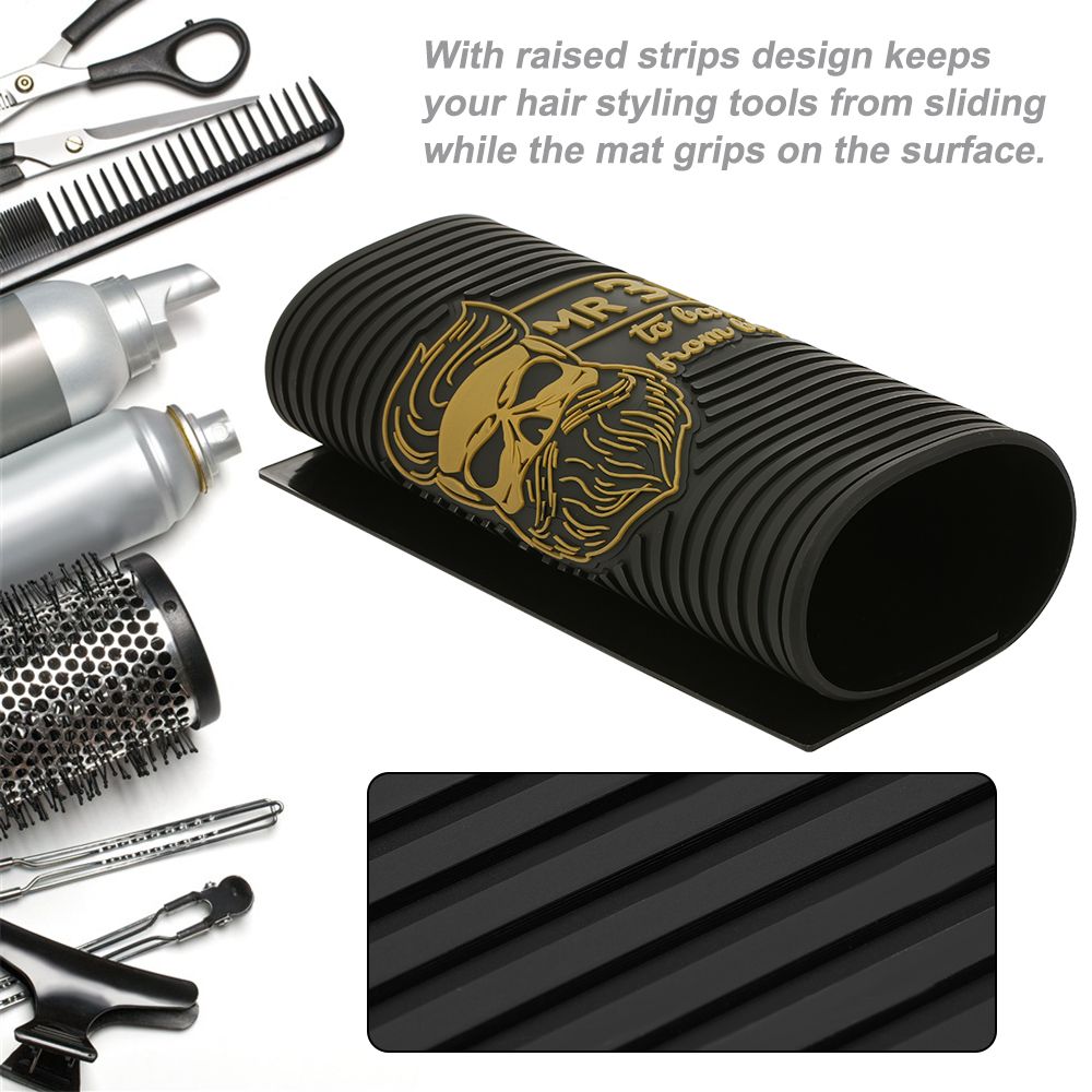 Hairdressing Anti-skid Silicone Mat Heat-Resistant Pad For