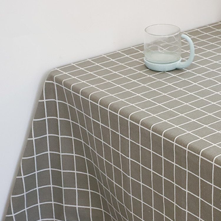 Square Checkered Tablecloth
