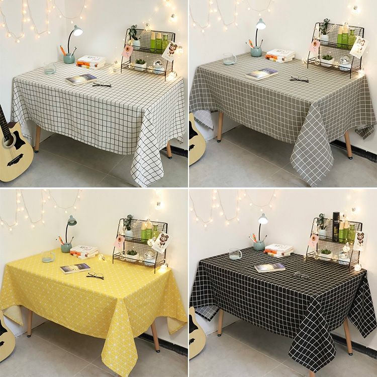 Square Checkered Tablecloth
