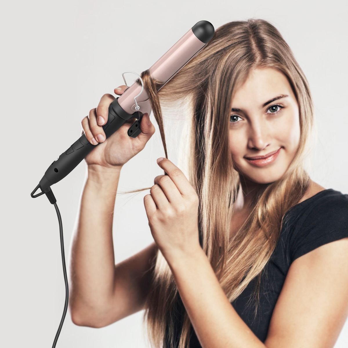 Pretfy 1.25inch Hair Curling Iron