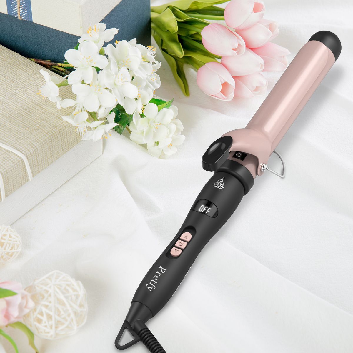 Pretfy 1.25inch Hair Curling Iron