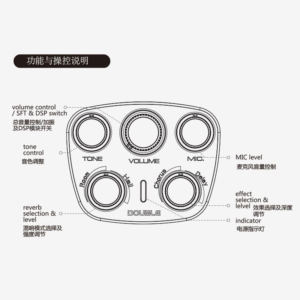 Acoustic S1 X2 Resonance V3 DOUBLE PRO Pickup OS1 Guitar