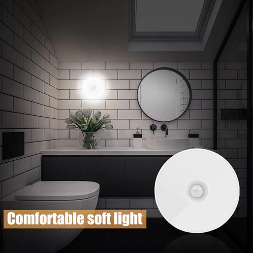 2 Color Motion Sensor Chargeable LED Night Light