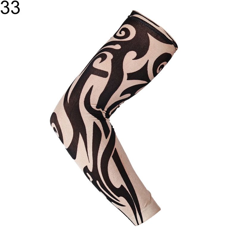 1Pc Outdoor Anti-sunlight Sport Tattoo Arm Sleeves-4#