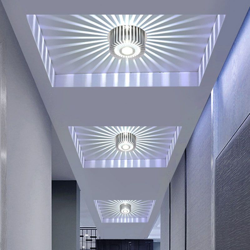 Modern LED Downlight RGB Remote 3W 6W 9W 12W Wall Sconce Art Gallery Decoration Front Balcony Lamp Porch Corridors Light Fixture