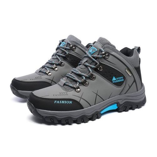YT585188 Outdoor La E-up High-top Hiking Boots Sport Men's Shoes For  Limbing-gray