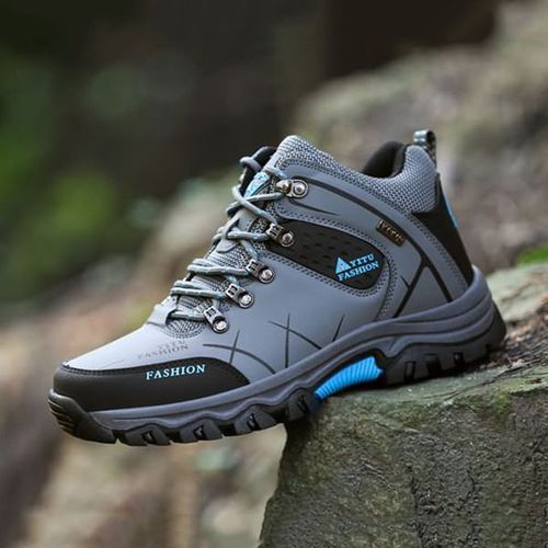 YT585188 Outdoor La E-up High-top Hiking Boots Sport Men's Shoes For  Limbing-gray