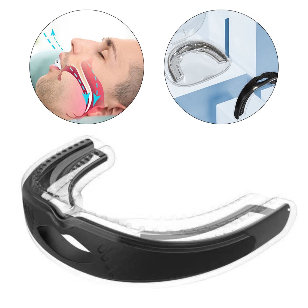 Soft Silicone Mouth Guard Sports Mouthguard Teeth Protection For Black