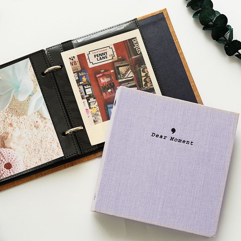 3 Inch Photo Cotton And Linen Loose-leaf Album