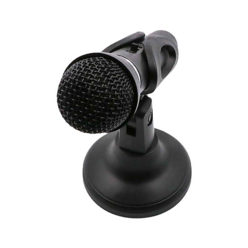 Microphone 3.5mm Home Stereo MIC Desktop Stand For PC YouTub