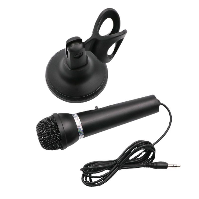 Microphone 3.5mm Home Stereo MIC Desktop Stand For PC YouTub