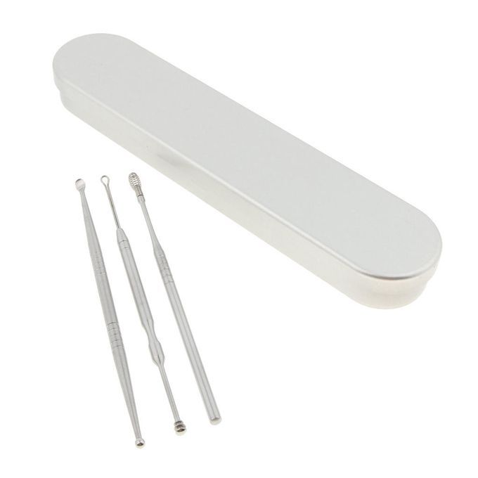 3 Pcs Ear  Removal Tool Cleaning Set With Storage Box Kids Adults