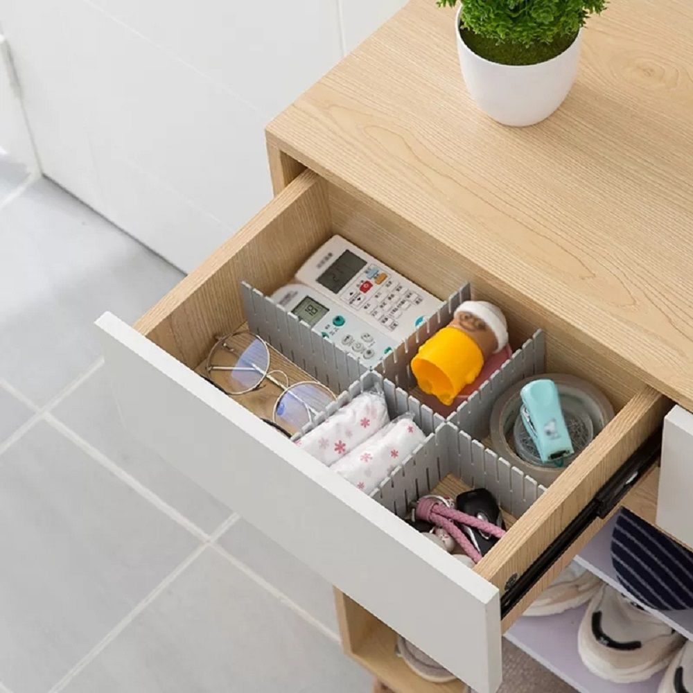 Drawer Divider Adjustable Storage Shelve Partition