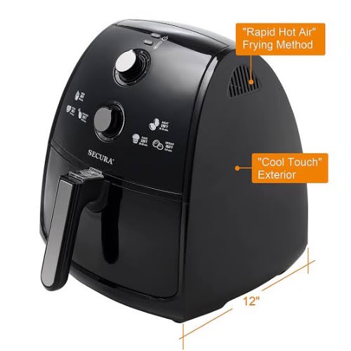 Electric Hot XL Air Fryer -  4.2qt / 4.0l 1500W