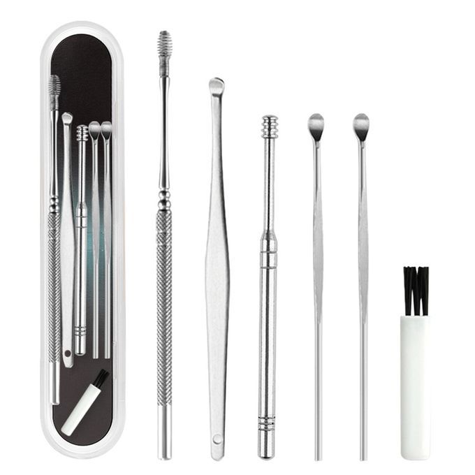 6PCS Ear Wax Removal Kit Ear Wax Remover Pickers Stainless