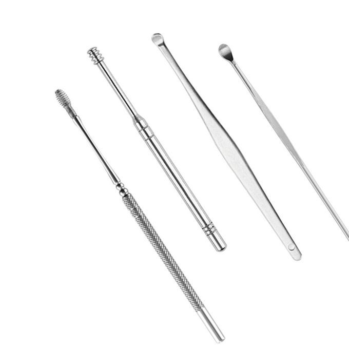 6PCS Ear Wax Removal Kit Ear Wax Remover Pickers Stainless