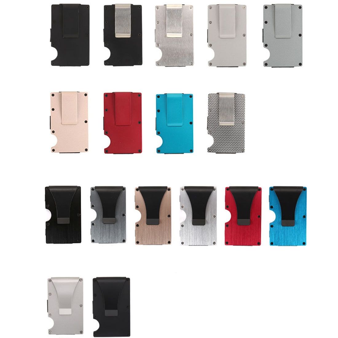Slim Wallet Money Clip Credit Card Holder,
