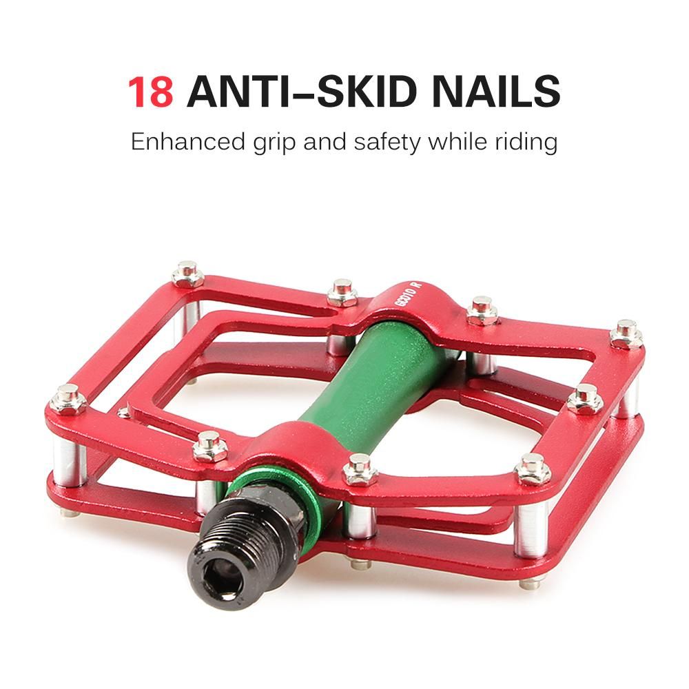 Bicycle Pedals Lightweight Non-Slip Aluminum Alloy MTB Cycling Pedals Platform for Mountain Road Bike