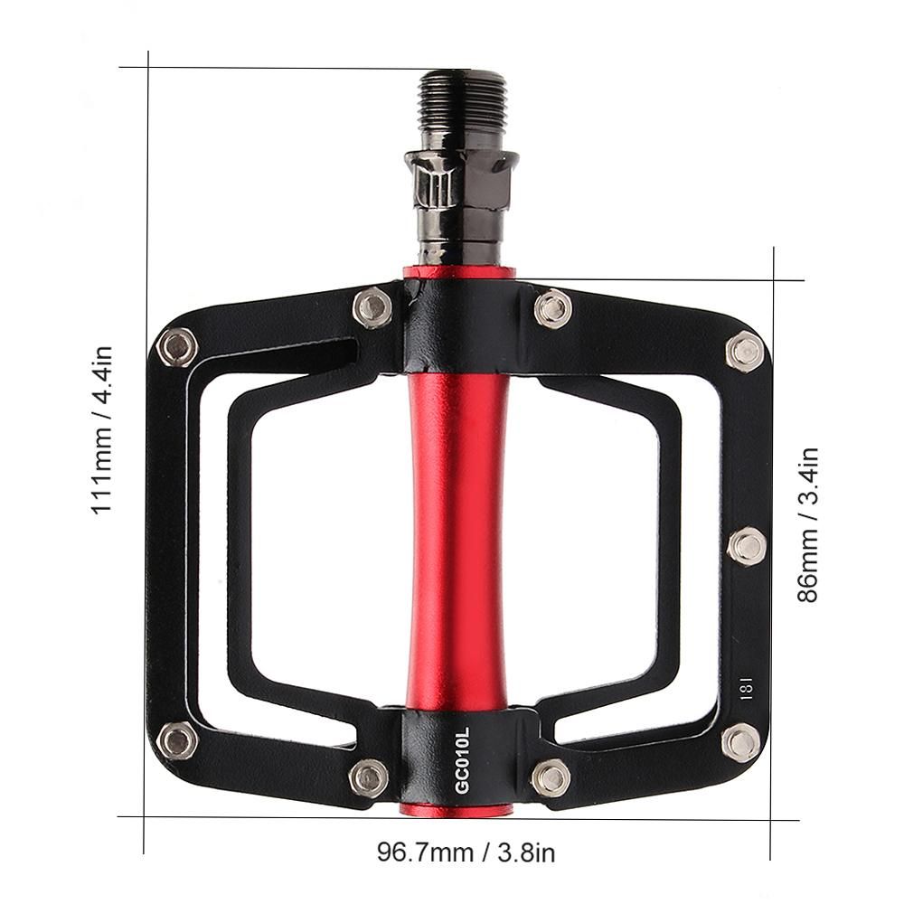 Bicycle Pedals Lightweight Non-Slip Aluminum Alloy MTB Cycling Pedals Platform for Mountain Road Bike