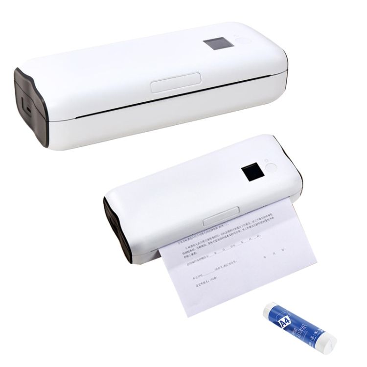 Thermal Printer, Style: Remote Edition+100pcs A4 Paper