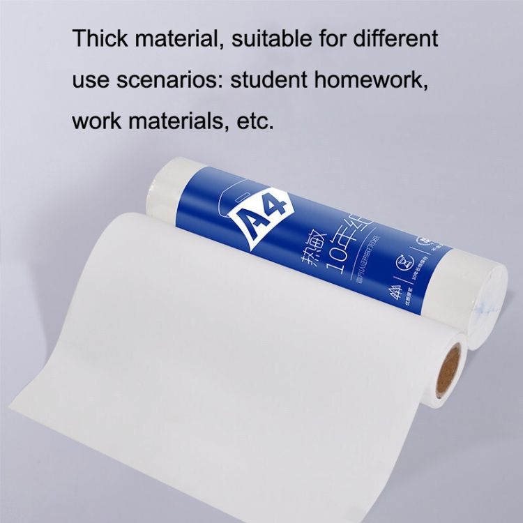 Thermal Printer, Style: Remote Edition+100pcs A4 Paper