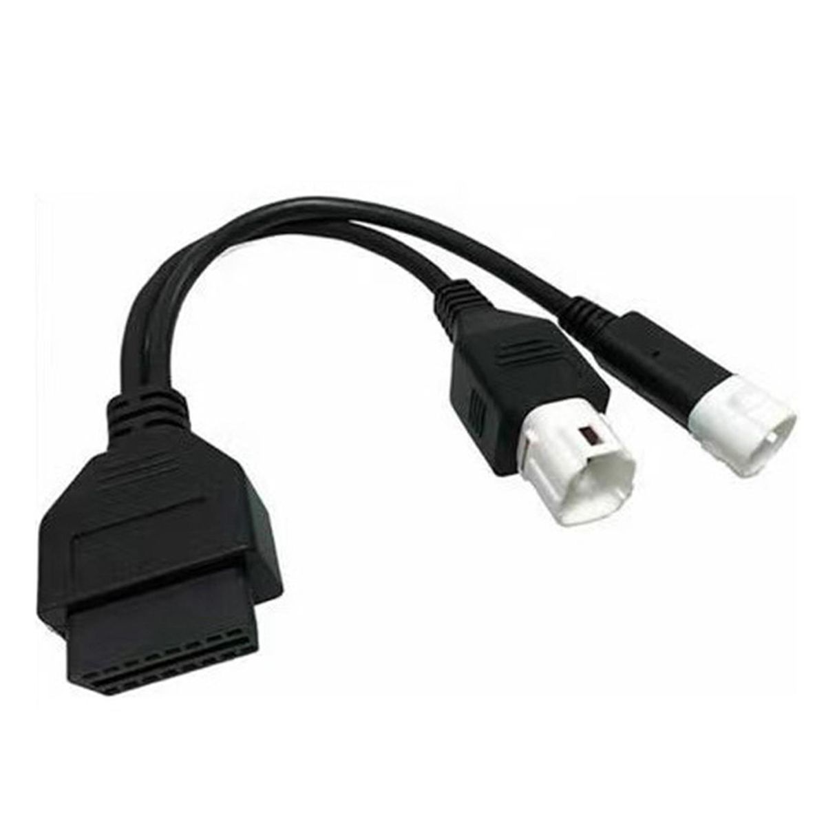 For Yamaha 3Pin + 4Pin 2 in 1 to OBD2 Motorcycle Scanner