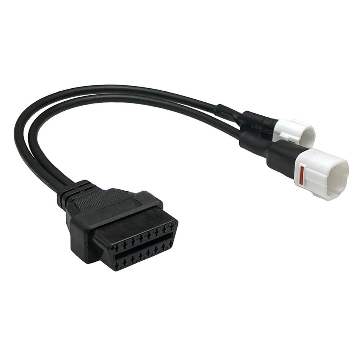 For Yamaha 3Pin + 4Pin 2 in 1 to OBD2 Motorcycle Scanner