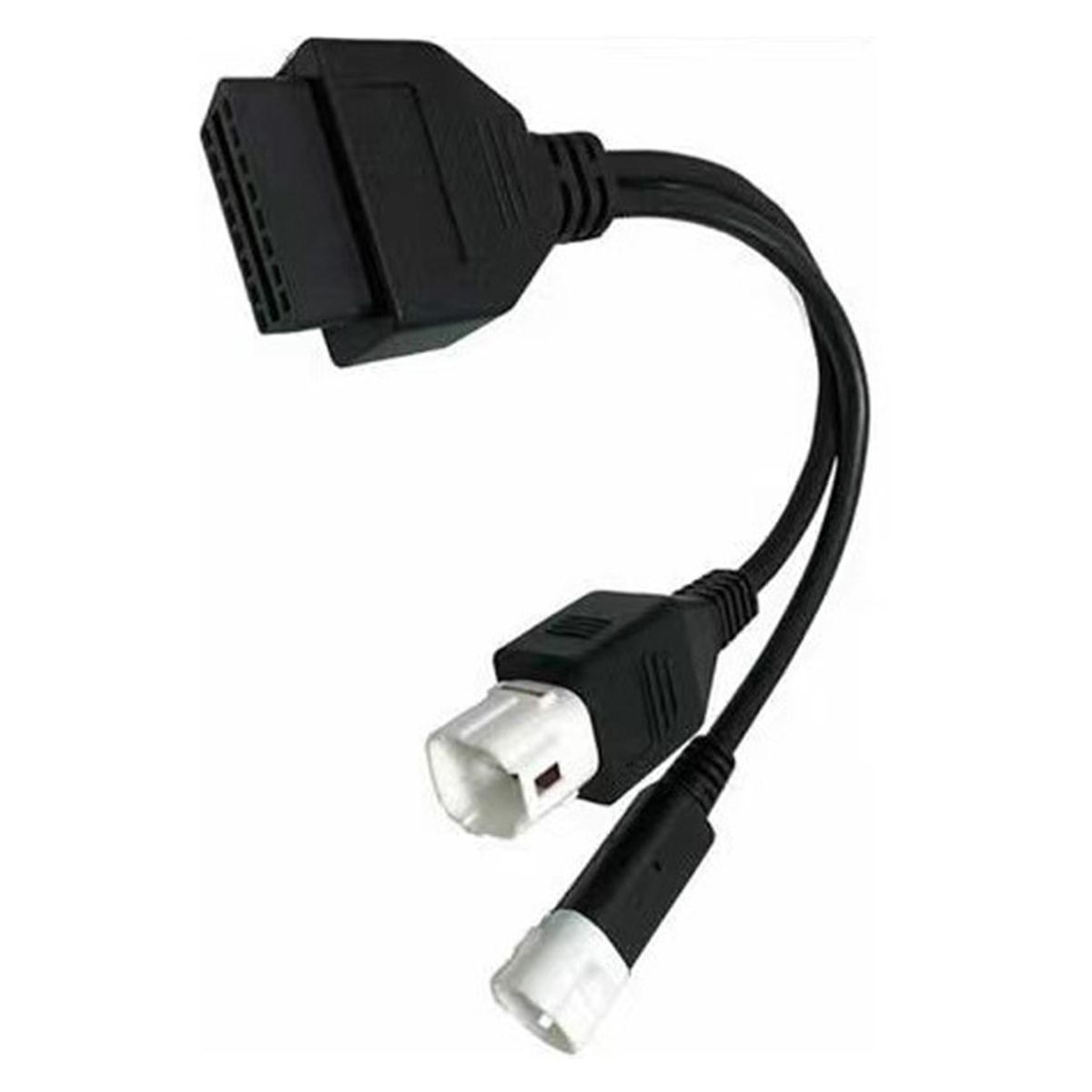 For Yamaha 3Pin + 4Pin 2 in 1 to OBD2 Motorcycle Scanner