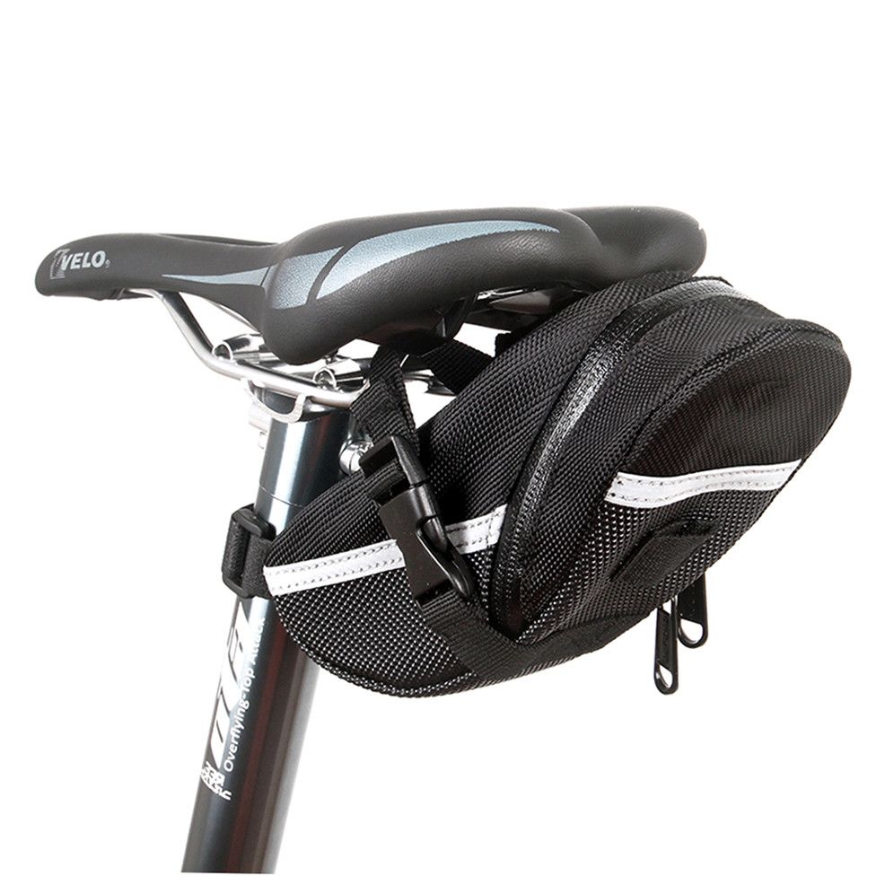 Waterproof Bicycle Bag 19*9.5*11.5cm Mountain Road Bike Saddle Bag Bike Accessories Bycicle Accessories Cycling Seat Bag(#black)
