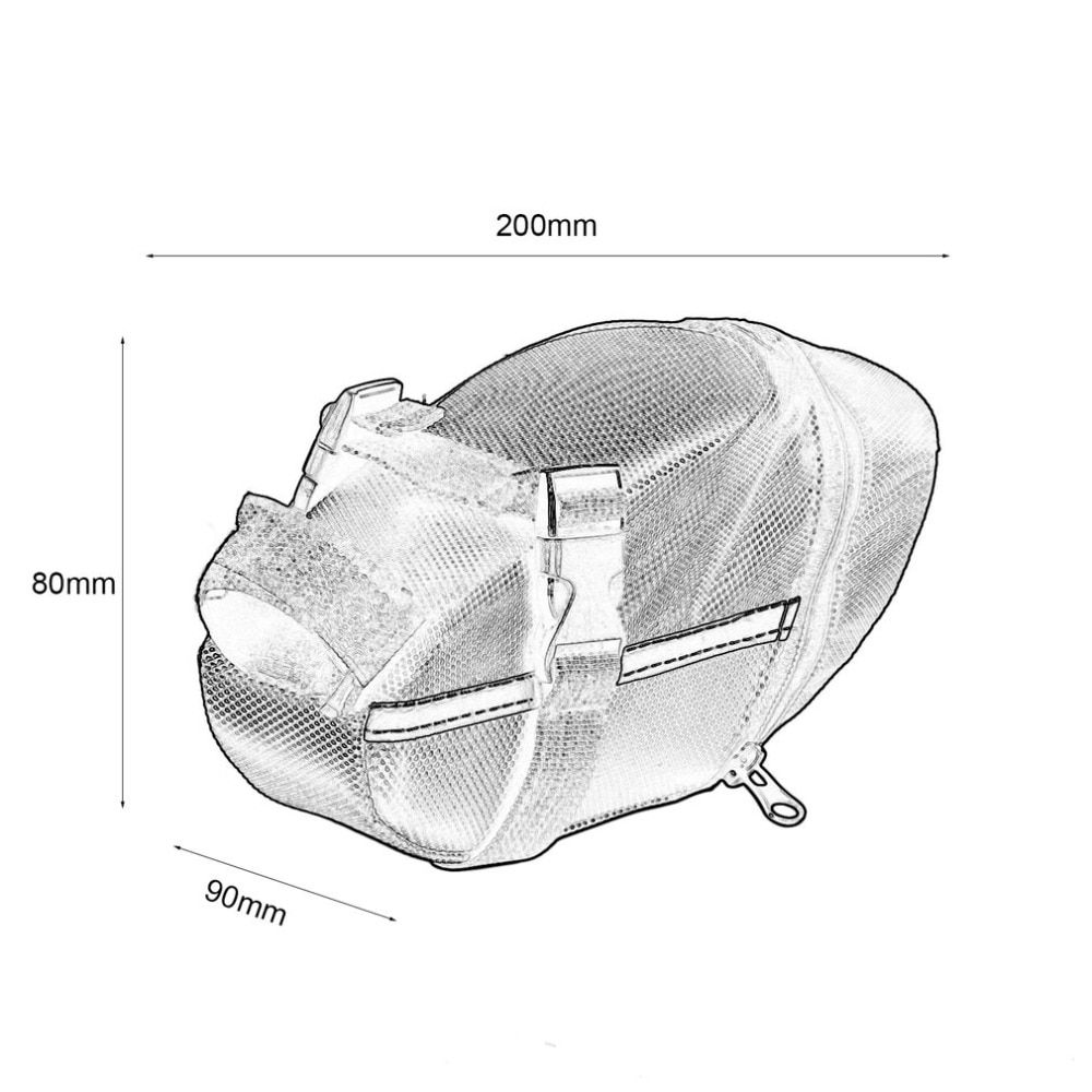 Waterproof Bicycle Bag 19*9.5*11.5cm Mountain Road Bike Saddle Bag Bike Accessories Bycicle Accessories Cycling Seat Bag(#black)