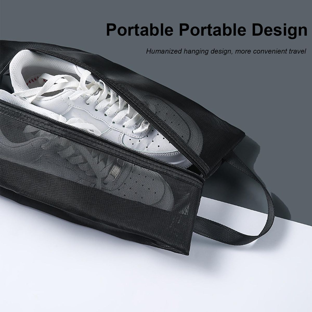 Travel Shoe Bag Men Women Travel Shoe Bag Black