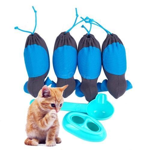 New 4Pcs Cat Food Toys Dog Pet Interactive Treats Leakage Dispenser Ball Feeder Mouse Exercise Playing Training Bowl Cat Toys