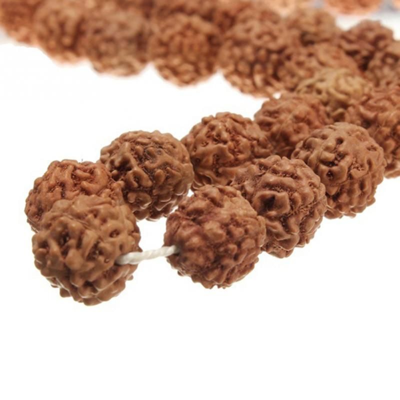 Natural Rudraksha Japa Mala 108 1 Bead Hindu Prayer For