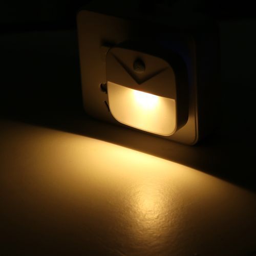 Mini LED Night  Plug-In  Smart Wall Lamp Lighting Sensor Control