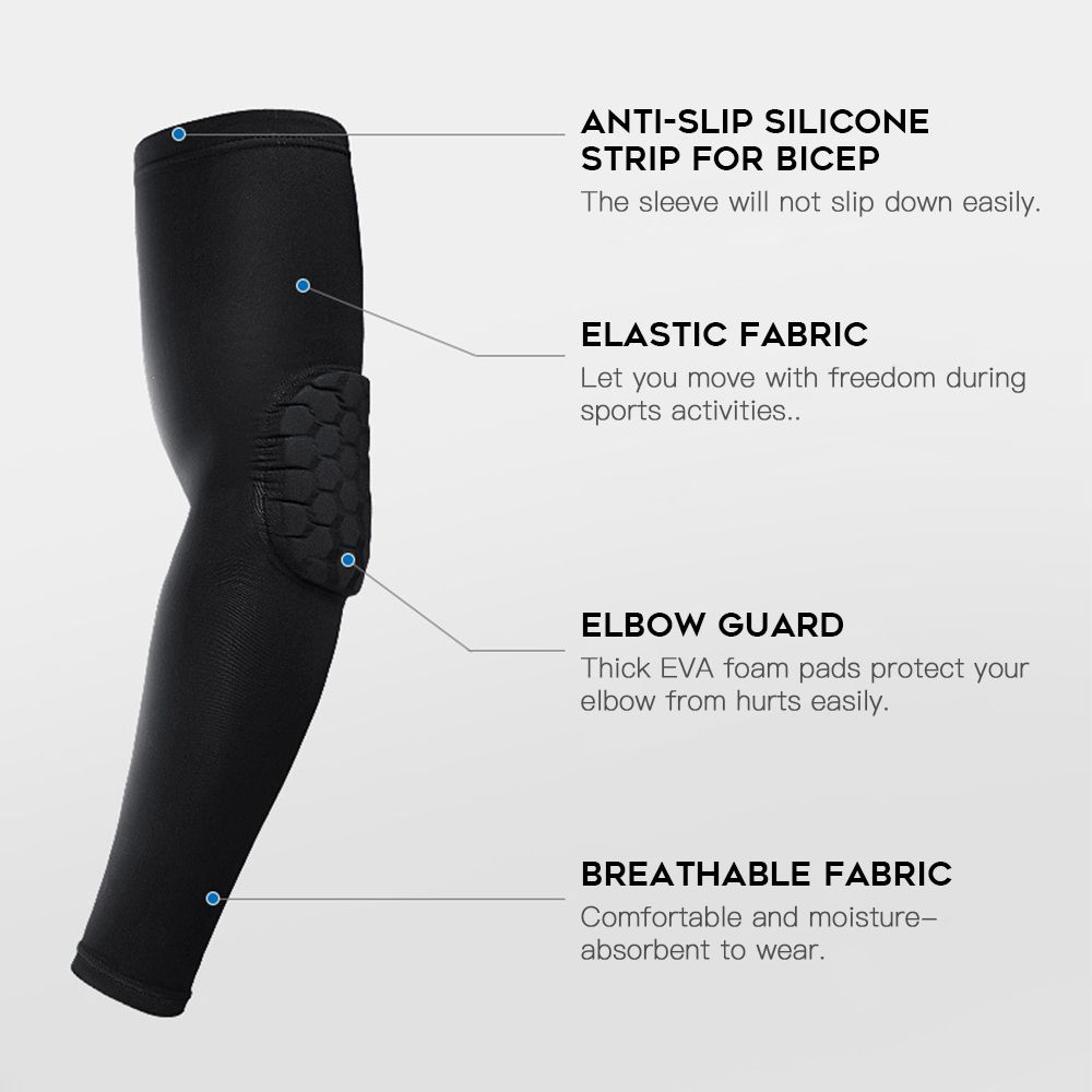 1pcs Elbow Sleeve Women Men Anti Slip Elbow Support Elbow