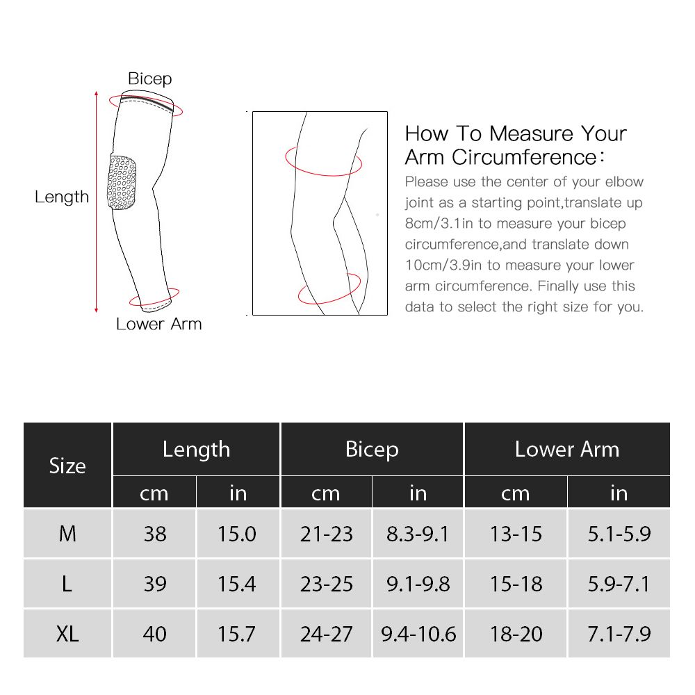 1pcs Elbow Sleeve Women Men Anti Slip Elbow Support Elbow