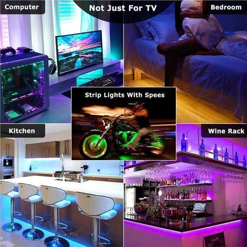 5m 16 Color Waterproof Led Strip Lights 300leds Colorful Set