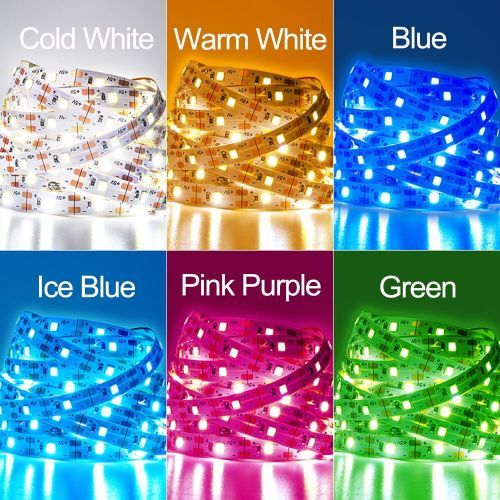 5m 16 Color Waterproof Led Strip Lights 300leds Colorful Set