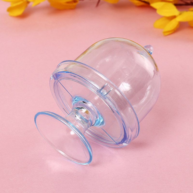 12Pcs Mini Cake Display Stand Cupcake Holder + Dome Cover-