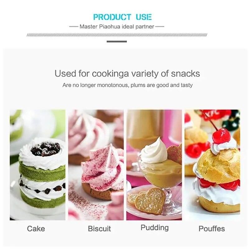 51pcs Confectionery Dessert Decor Silicone Icing Piping Cream Pastry Bag Stainless Steel Nozzle Set DIY Cake Decorating Tips