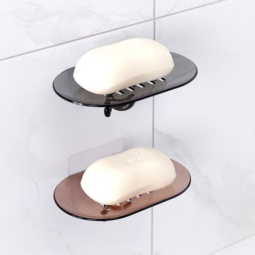 Bathroom Kitchen  Soap Holder Dish Container Shelf Sponge Hook