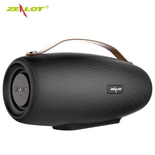 Zealot S27 Wireless Waterproof Bluetooth Speaker With Sound Bar - Black
