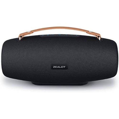 Zealot S27 Wireless Waterproof Bluetooth Speaker With Sound Bar - Black