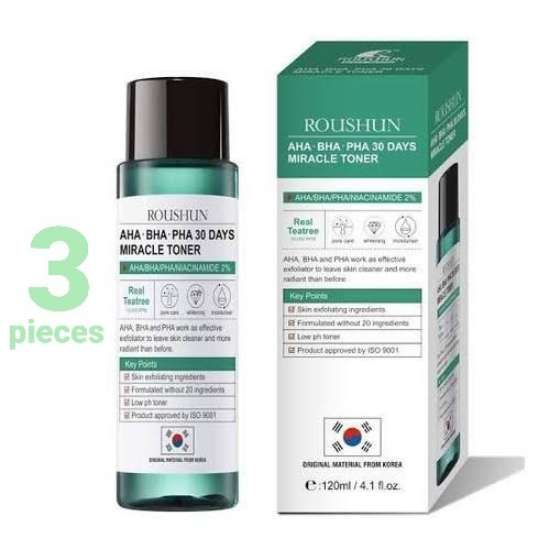 AHA BHA PHA 30 Days Miracle Toner 3pcs
