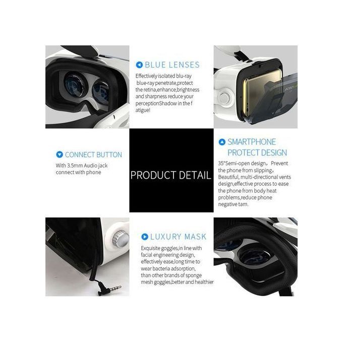 VR Virtual Reality 3D Glasses VR Headset Smart Glasses