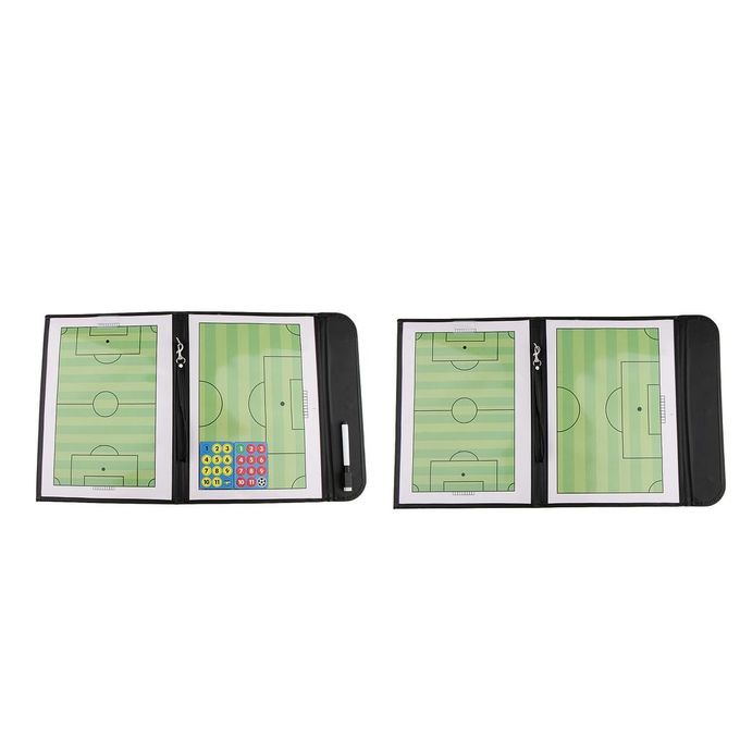 2x Football Coaching Board Folder With Pen Assisitant Equipments