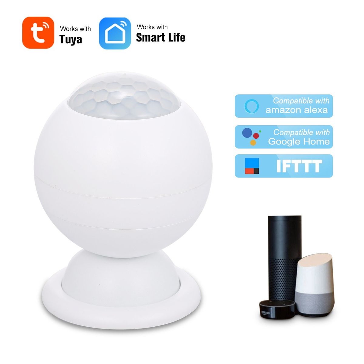 WIFI PIR Motion Sensor Wireless Passive Infrared Detector