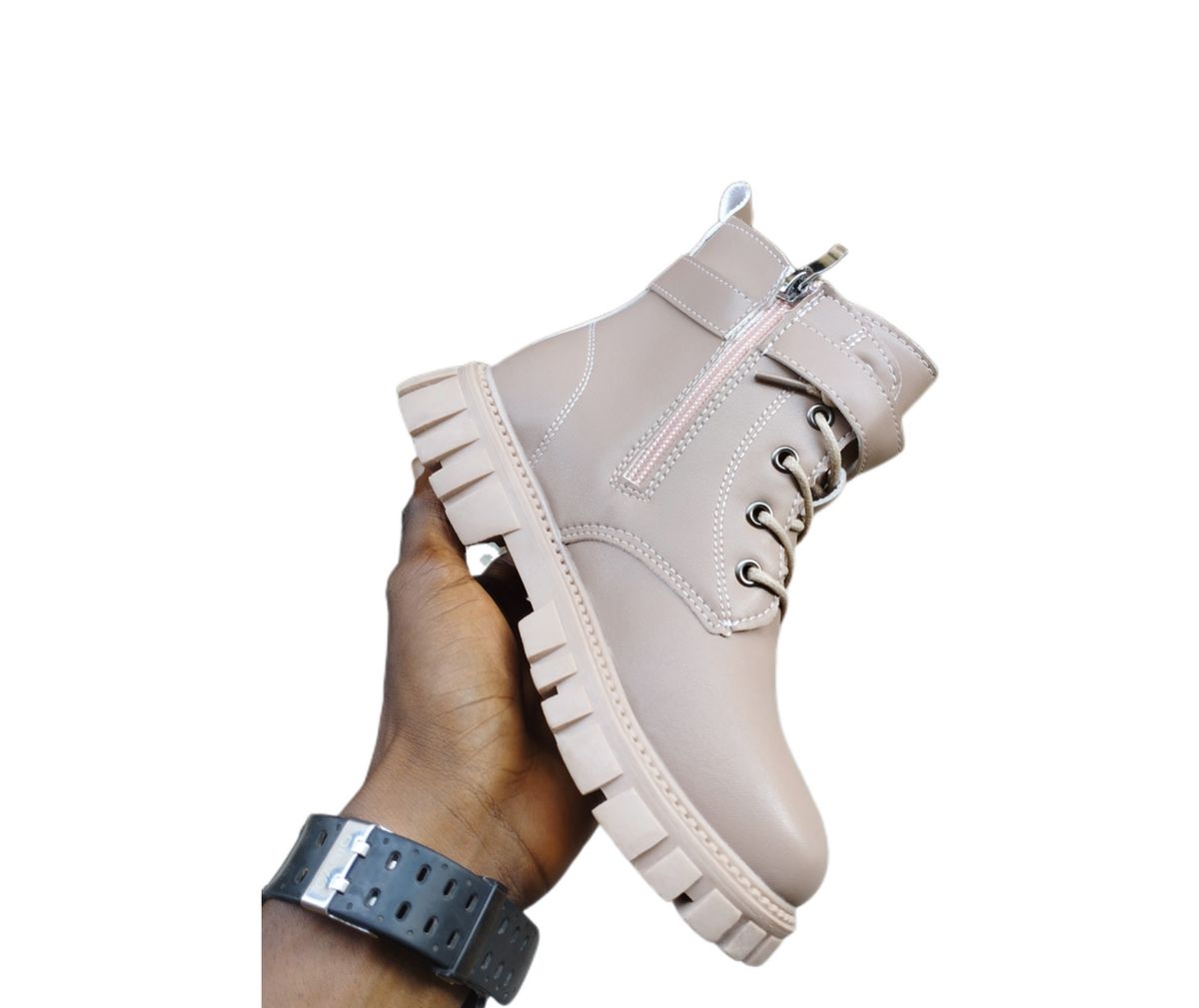 Unisex Children High Quality Boot - Brown